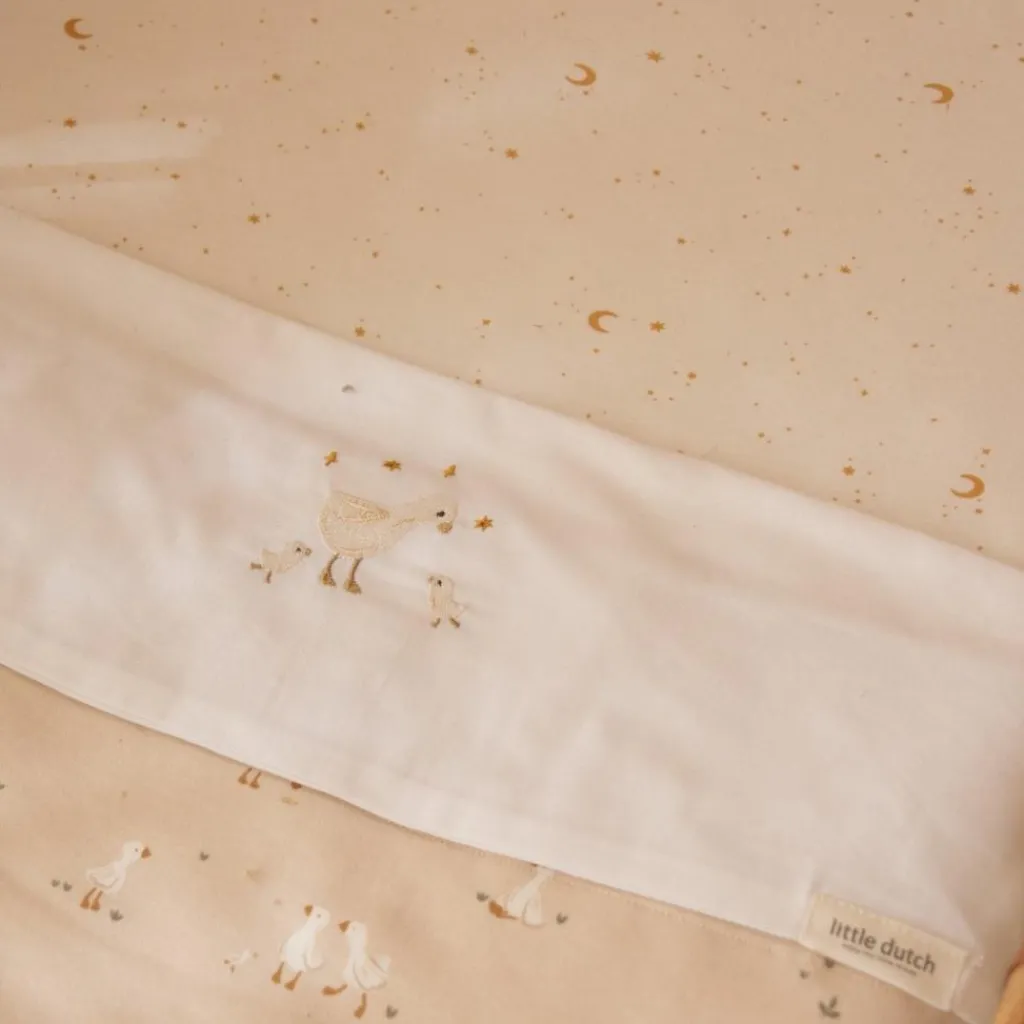 Little Dutch Drap housse de berceau Little Goose (70 x 100 cm)
