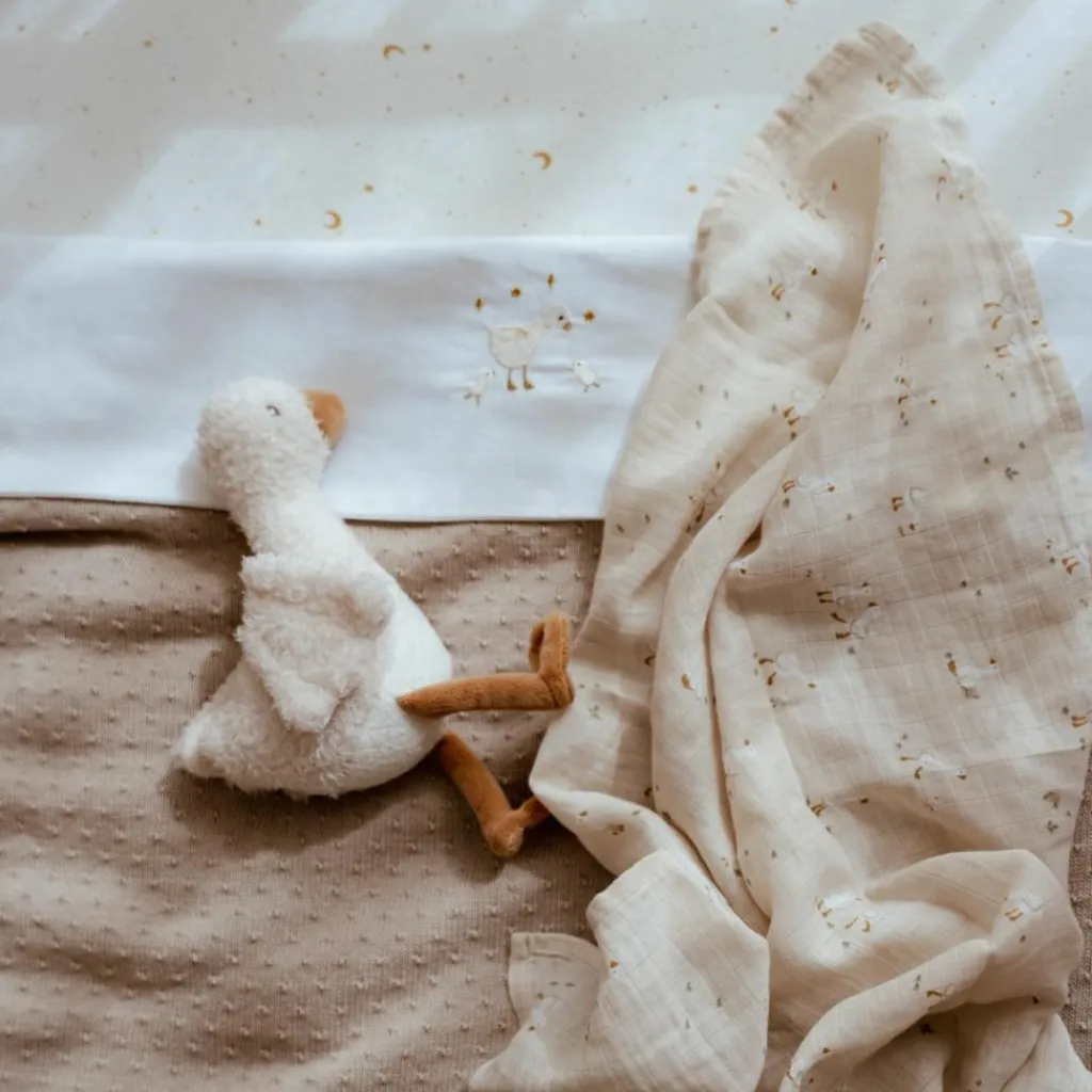 Little Dutch Drap housse de berceau Little Goose (70 x 100 cm)