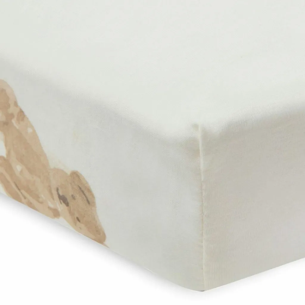Clearance Drap housse de berceau ours Teddy Bear (40 x 80 cm) Linge De Berceau