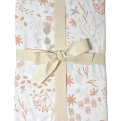 Kadolis Drap housse en coton bio Yukari Peach pour landau (72 x 33 cm)