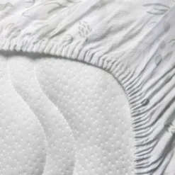 Clearance Drap housse en coton bio Yukari Tilleul (50 x 83 cm) Linge De Berceau