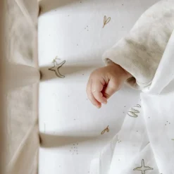 Discount Drap housse en coton bio L'Envolée (50 x 83 cm) Linge De Berceau