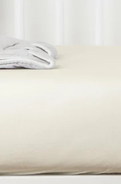 Best Drap housse en coton bio Ecru (70 x 140 cm) Drap Housse Bébé