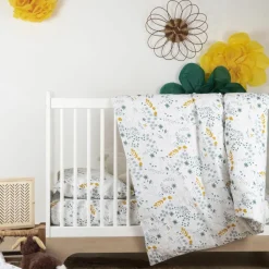 Drap housse en coton bio Yukari Douceur Original (70 x 140 cm) Drap Housse Bébé