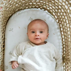 Drap housse en coton bio L'Envolée pour landau (72 x 33 cm) Linge De Berceau