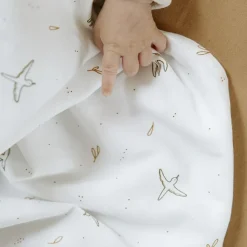 Drap housse en coton bio L'Envolée pour landau (72 x 33 cm) Linge De Berceau