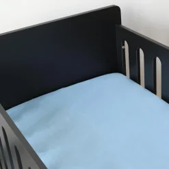 Trois Kilos Sept Drap housse en coton Ciel (60 x 120 cm)