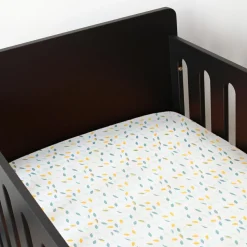 Best Drap housse en coton Feuille (70 x 140 cm) Drap Housse Bébé