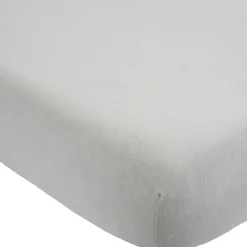 Trois Kilos Sept Drap housse en coton Gris (60 x 120 cm)