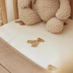 Discount Drap housse en coton ours Teddy Bear (60 x 120 cm) Drap Housse Bébé