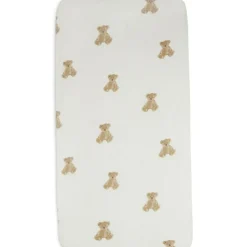 Discount Drap housse en coton ours Teddy Bear (60 x 120 cm) Drap Housse Bébé