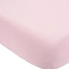 Trois Kilos Sept Drap housse en coton Rose (60 x 120 cm)