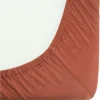 Discount Drap housse en coton Terracotta (60 x 120 cm) Drap Housse Bébé