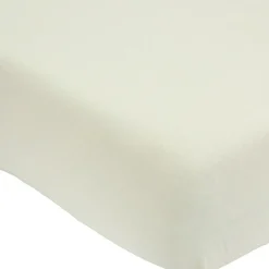 Trois Kilos Sept Drap housse en coton Vanille (70 x 140 cm)