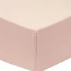 Trois Kilos Sept Drap housse en coton vieux rose (70 x 140 cm)