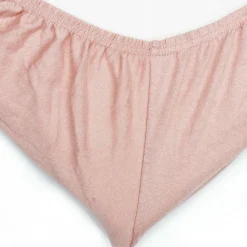 Trois Kilos Sept Drap housse en coton vieux rose (70 x 140 cm)