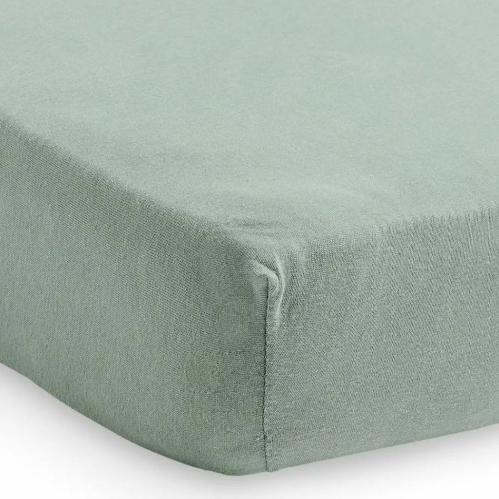 Jollein Drap housse en jersey Ash Green (60 x 120 cm)
