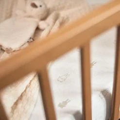 Jollein Drap housse en jersey Happy Miffy Nougat (60 x 120 cm)