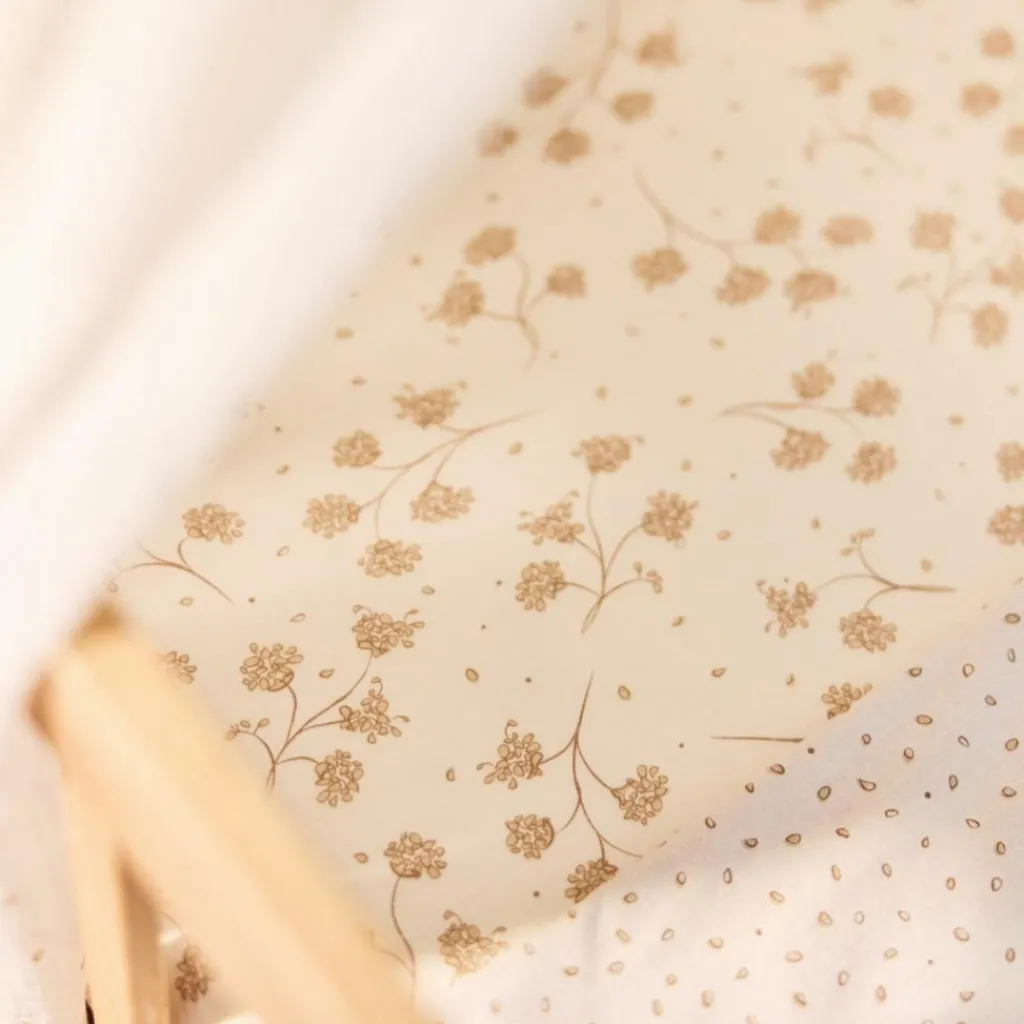 Jollein Drap housse en jersey Leafy Dreams (40 x 80 cm)