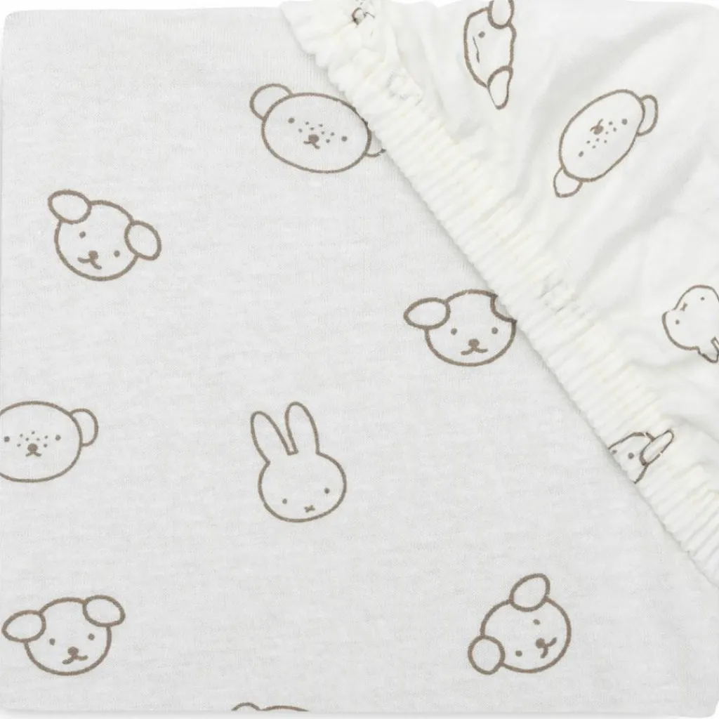Hot Drap housse en jersey Miffy and Friends (60 x 120 cm) Drap Housse Bébé