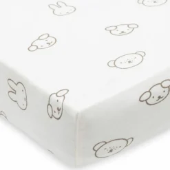 Best Drap housse en jersey Miffy and Friends (40 x 80 cm) Linge De Berceau