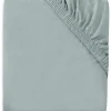 Jollein Drap housse en jersey pour matelas de parc Sea Green (75 x 95 cm)