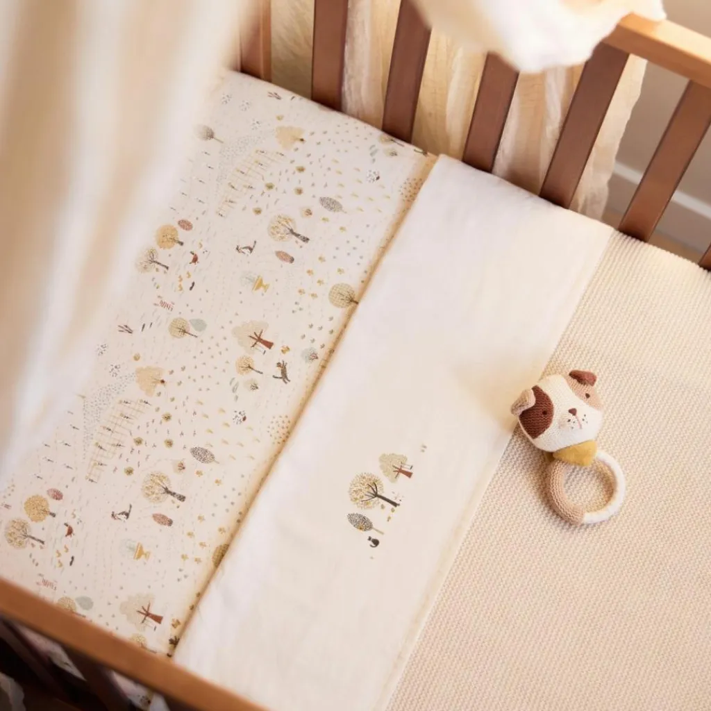 Drap housse en jersey Tiny Park (40 x 80 cm) Linge De Berceau