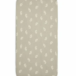 Jollein Drap housse en jersey Twig Olive Green (70 x 140 cm)