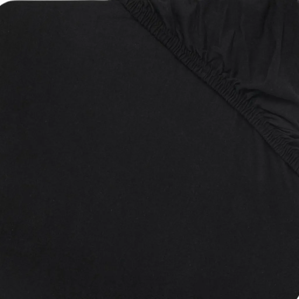 Jollein Drap housse noir (60 x 120 cm)