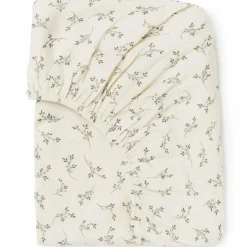 Outlet Drap housse Olive Bloom (60 x 120 cm) Drap Housse Bébé