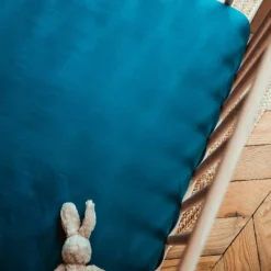 Kadolis Drap housse pur coton Bleu nuit (70 x 140 cm)