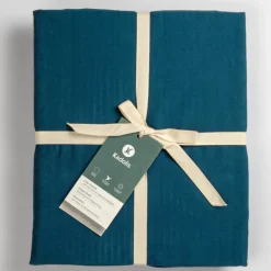 Kadolis Drap housse pur coton Bleu nuit (70 x 140 cm)