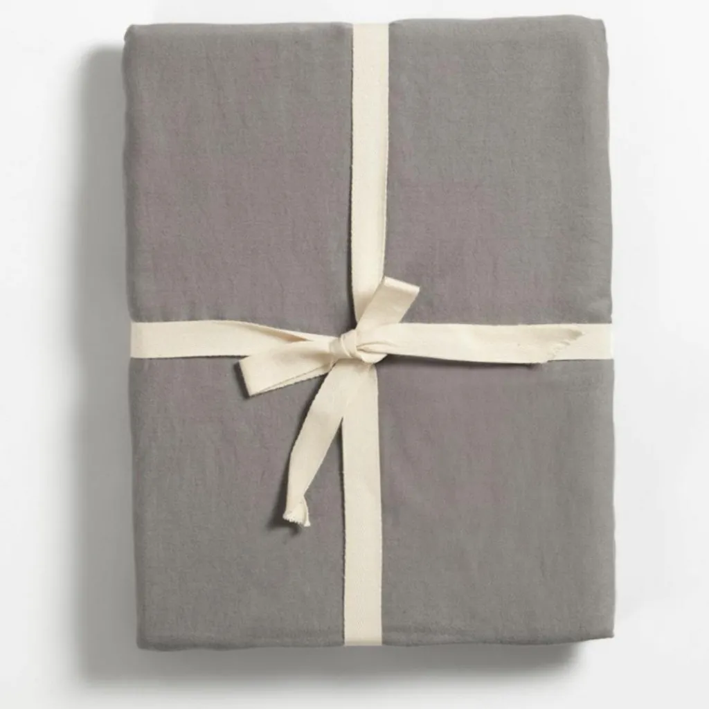 Drap housse pur coton Gris tourterelle (70 x 140 cm) Drap Housse Bébé