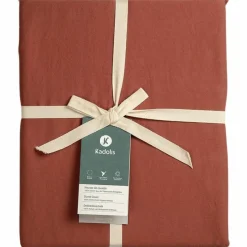 Kadolis Drap housse pur coton Terracotta (70 x 140 cm)