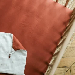 Clearance Drap housse pur coton Terracotta (60 x 120 cm) Drap Housse Bébé