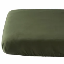 Kadolis Drap housse Satin Cyprès (60 x 120 cm)