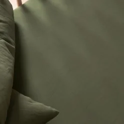 Kadolis Drap housse Satin Cyprès (60 x 120 cm)