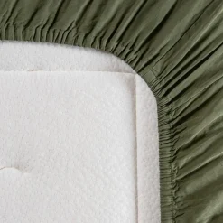 Discount Drap housse Satin Cyprès (70 x 140 cm) Drap Housse Bébé