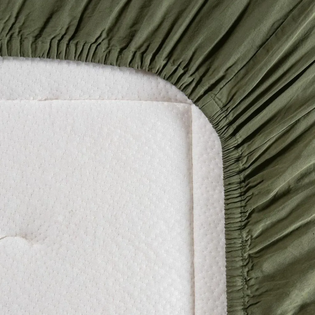 Discount Drap housse Satin Cyprès (70 x 140 cm) Drap Housse Bébé