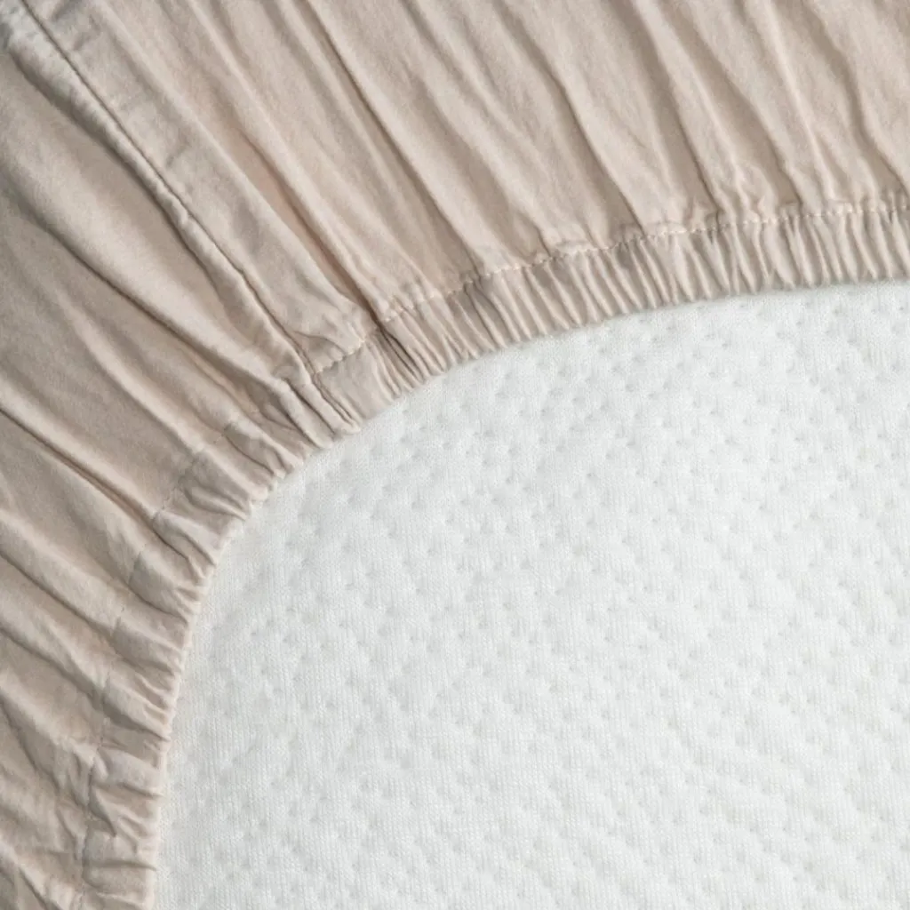 Kadolis Drap housse satin de coton bio Lin (70 x 140 cm)