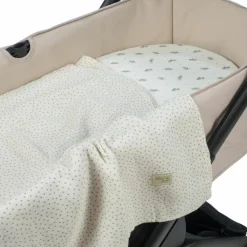 Walking Mum Drap-housse pour nacelle + lange Mimosa Vert