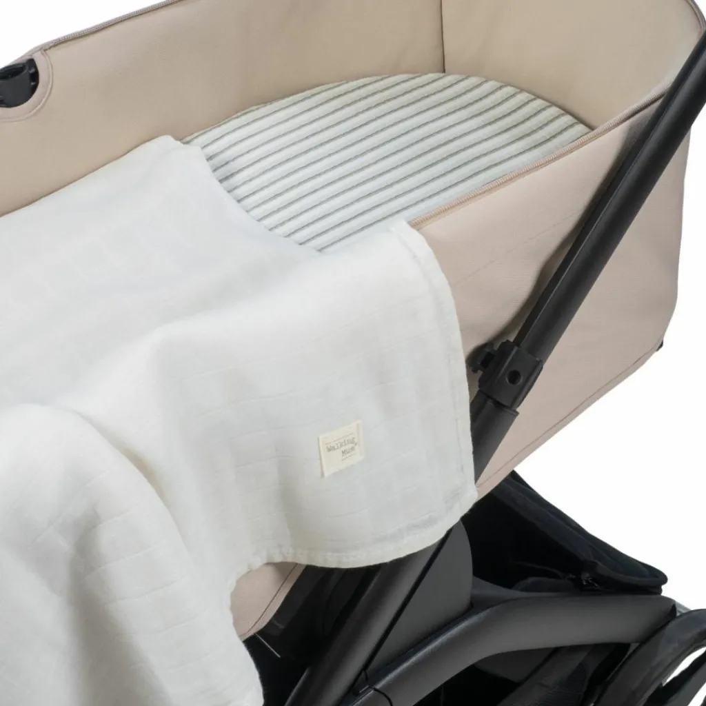 Sale Drap-housse pour nacelle + lange Botton Rayures Nacelle Et Accessoires