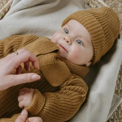 New Echarpe bébé en coton bio Soul Caramel (0-6 mois) Echarpe