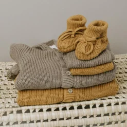 New Echarpe bébé en coton bio Soul Caramel (0-6 mois) Echarpe