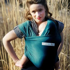 Online Echarpe de portage en coton bio Basic Bleu rétro Echarpe De Portage