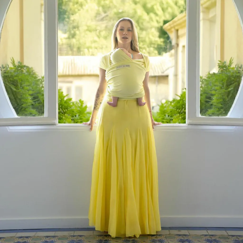 New Echarpe de portage en coton bio Basic Mimosa Echarpe De Portage