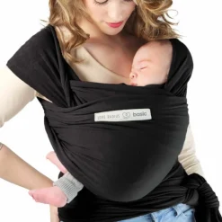New Echarpe de portage en coton bio Basic Presque Noir Echarpe De Portage