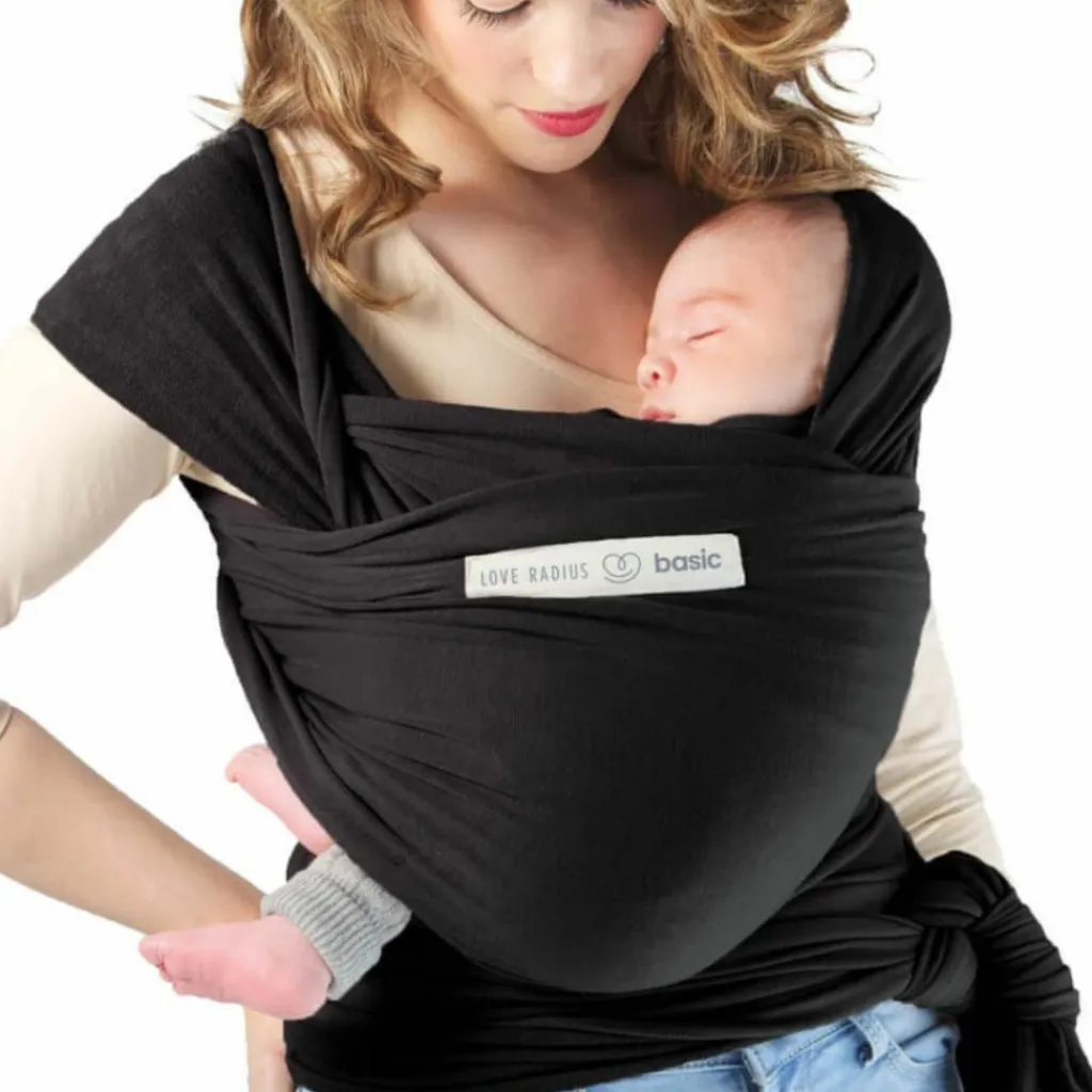 New Echarpe de portage en coton bio Basic Presque Noir Echarpe De Portage