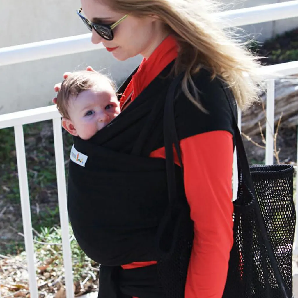 New Echarpe de portage en coton bio Basic Presque Noir Echarpe De Portage