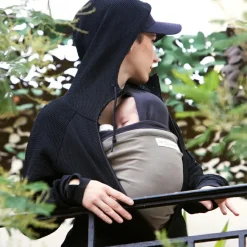 Sale Echarpe de portage L'Originale anthracite poche olive Echarpe De Portage